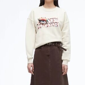 3.1 Phillip Lim Eye Love NY Oversized Sweatshirt NWT size M